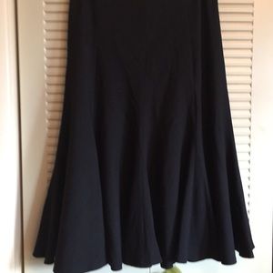 Uniform by John Paul Richard 12 Black Career Skirt